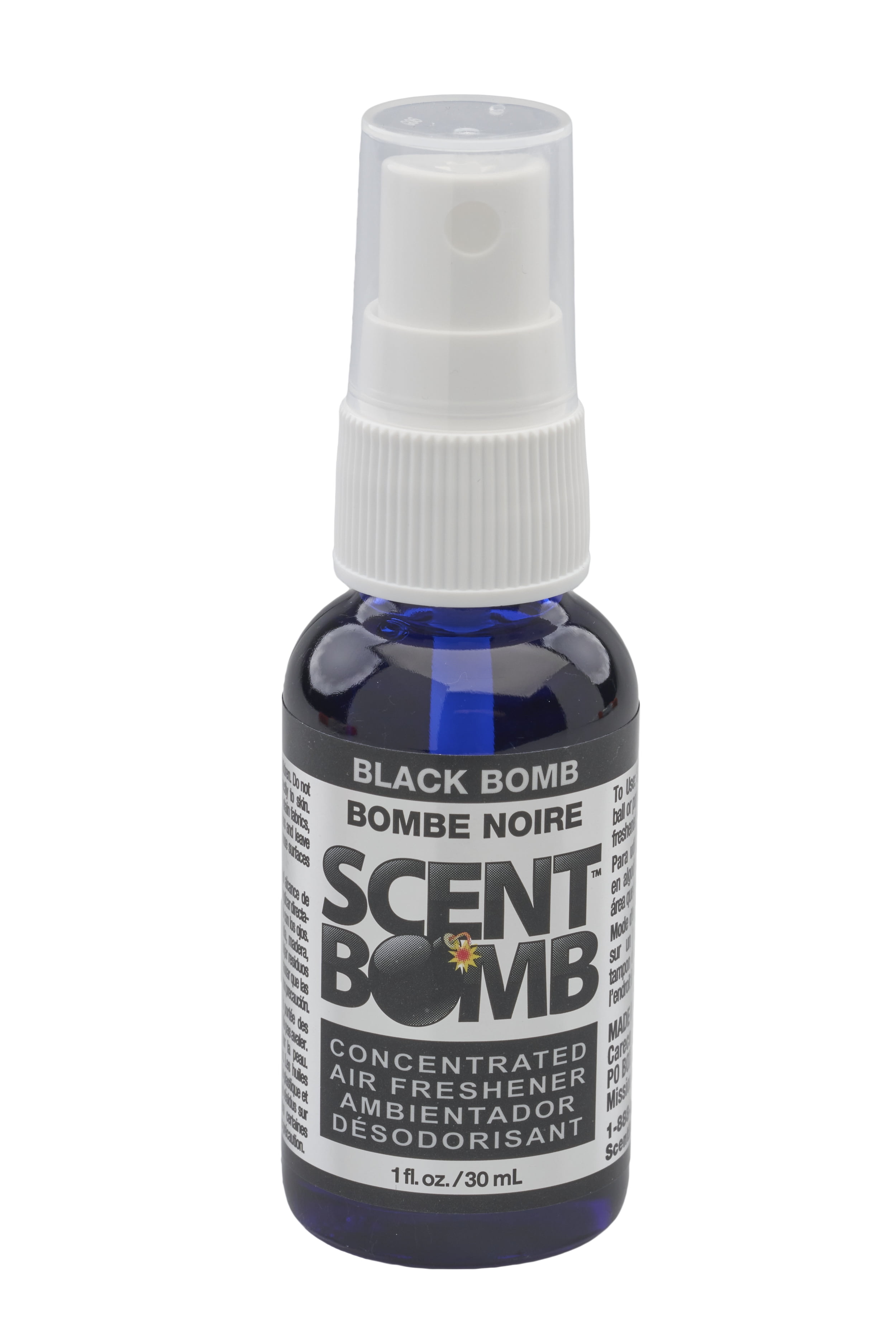 Scent Bomb Black Bomb Scent Spray Air Freshener, 1 oz. 