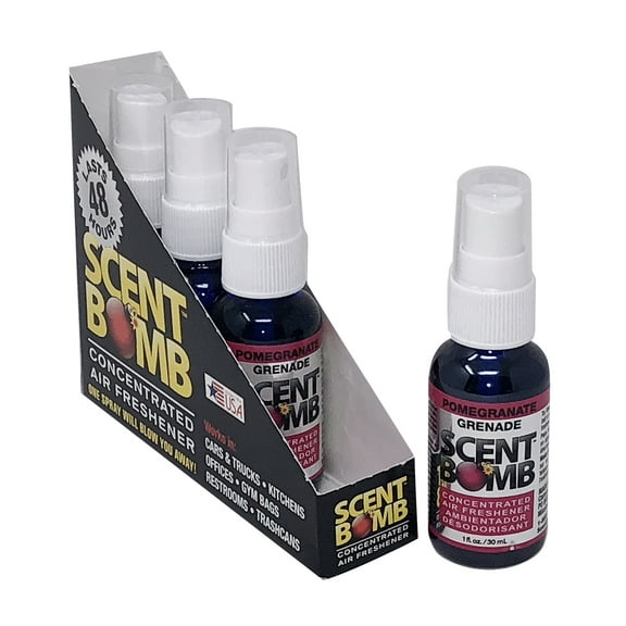 Scent Bomb Pomegranate Air Freshener Spray 1oz 4-Pack