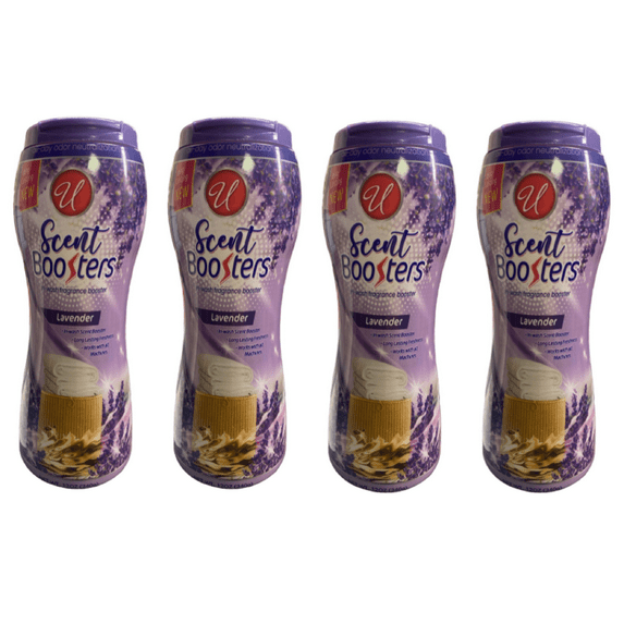 Scent Booster In-Wash Fragrance Booster Lavender Long Lasting Work With All Machines Pack of 4