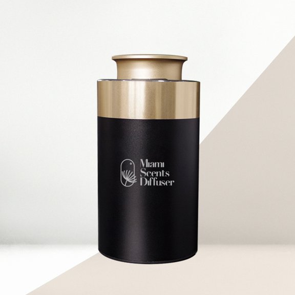 Scent Car Diffuser MSD-350 Gold Santal - My Way 10 ml Included