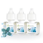 Scent Fill 100% Natural Glacier Plug in Air Freshener, 3 Scented Oil Refills