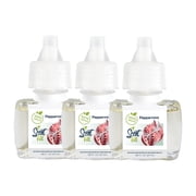 Scent Fill 100% Natural Peppermint Scented Oil Plug in Refills Air Freshener, 3 Scented Oil Refills