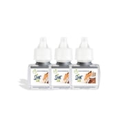 Scent Fill Coconut Sandalwood Plug in Air Freshener, 3 Scented Oil Refills