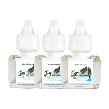 Scent Fill Island Essence Plug in Refill Air Freshener (3 Pack)
