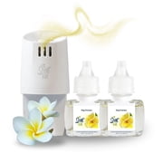 Scent Fill Nag Champa Plug in Air Freshener Starter Kit, Scented Oil Refills, 2 Refills + Diffuser