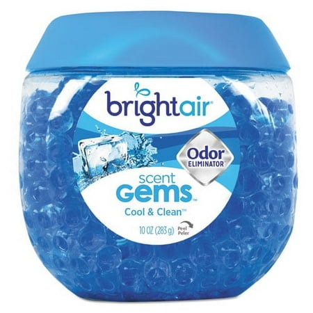 Scent Gems Odor Eliminator, Cool And Clean, Blue, 10 Oz Jar | Bundle of 10 Each