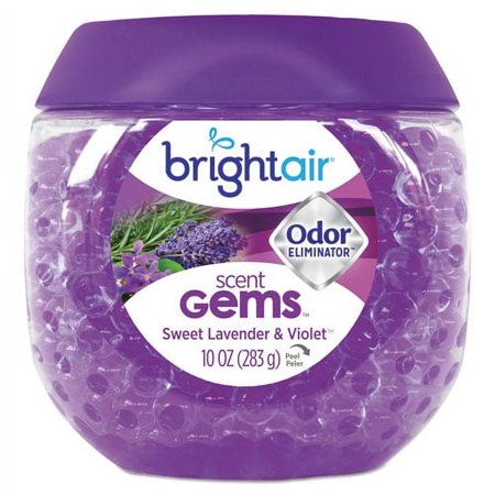 Scent Gems Odor Eliminator, Sweet Lavender And Violet, 10 Oz Jar | Bundle of 10 Each