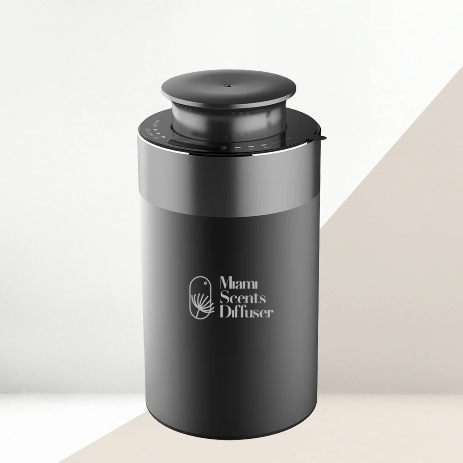 Gray Aluminum Plug-in Car and Home Diffuser with Essential Oil