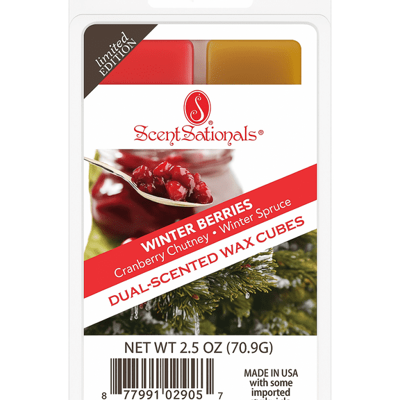 Scent Sationals Scts Duo Winter Berries Fragrance Cubes