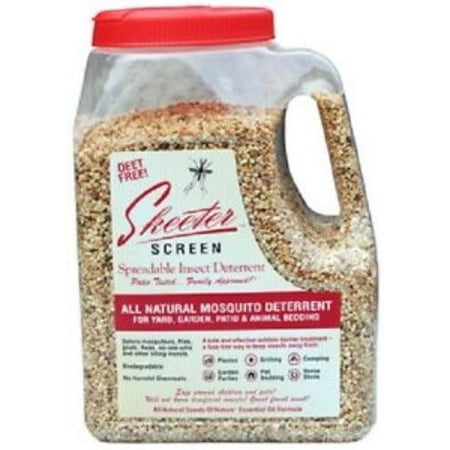 Scent Shop 90800 4 LB Jug Of Skeeter Screen Deet Free All Natural Mosquito Deterrent - Quantity of 6