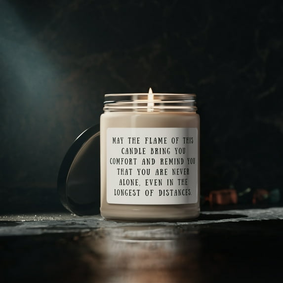 Scent Soy Candle, 9oz, Unique Gift idea, May the flame of this candle bring