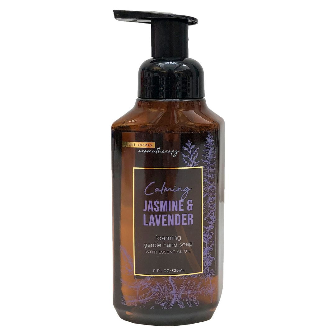 Scent Theory Aromatherapy Gentle Foaming Hand Soap, Calming Lavender and Jasmine, 11 Fl Oz
