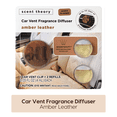 thumbnail image 1 of Scent Theory Fragrance Diffuser Set for Cars with 2 Refill Pods, Amber Leather, 1 of 9