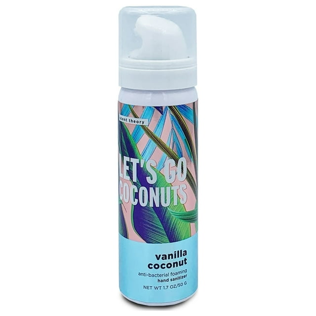 Scent Theory Foaming Hand Sanitizer, Vanilla Coconut, 1.7 oz