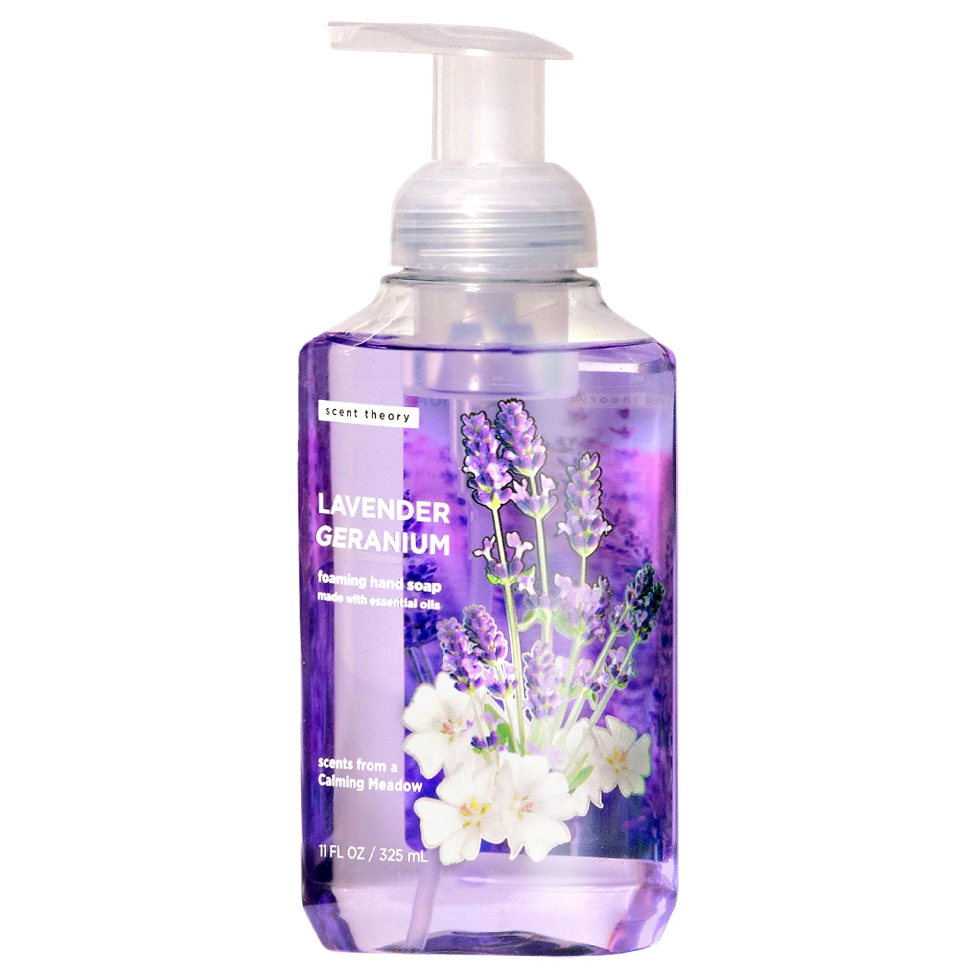 Scent Theory Foaming Hand Soap, Lavender Geranium Essential Oils, 11 fl