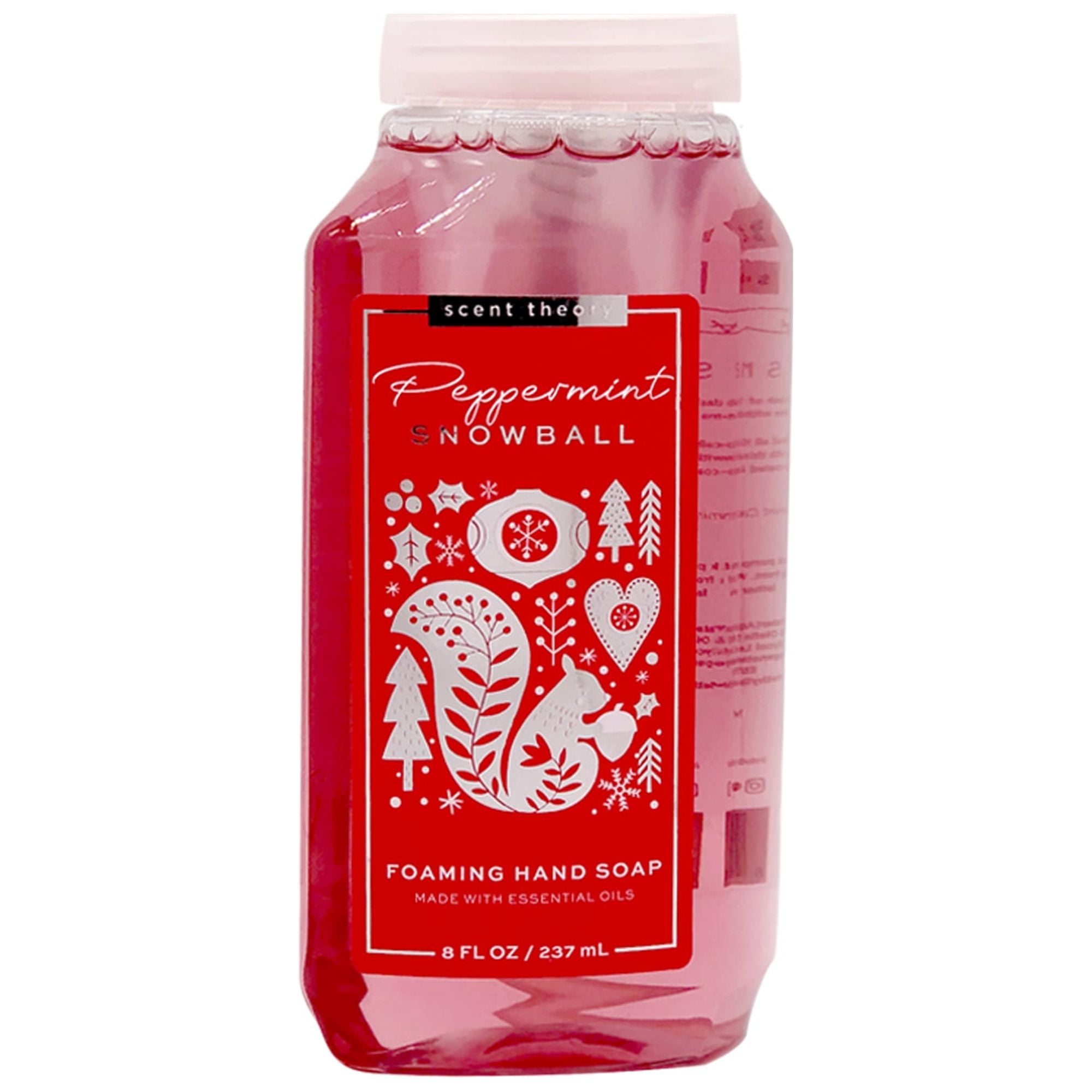 Scent Theory Foaming Hand Soap, Peppermint Snowball, 8 fl oz