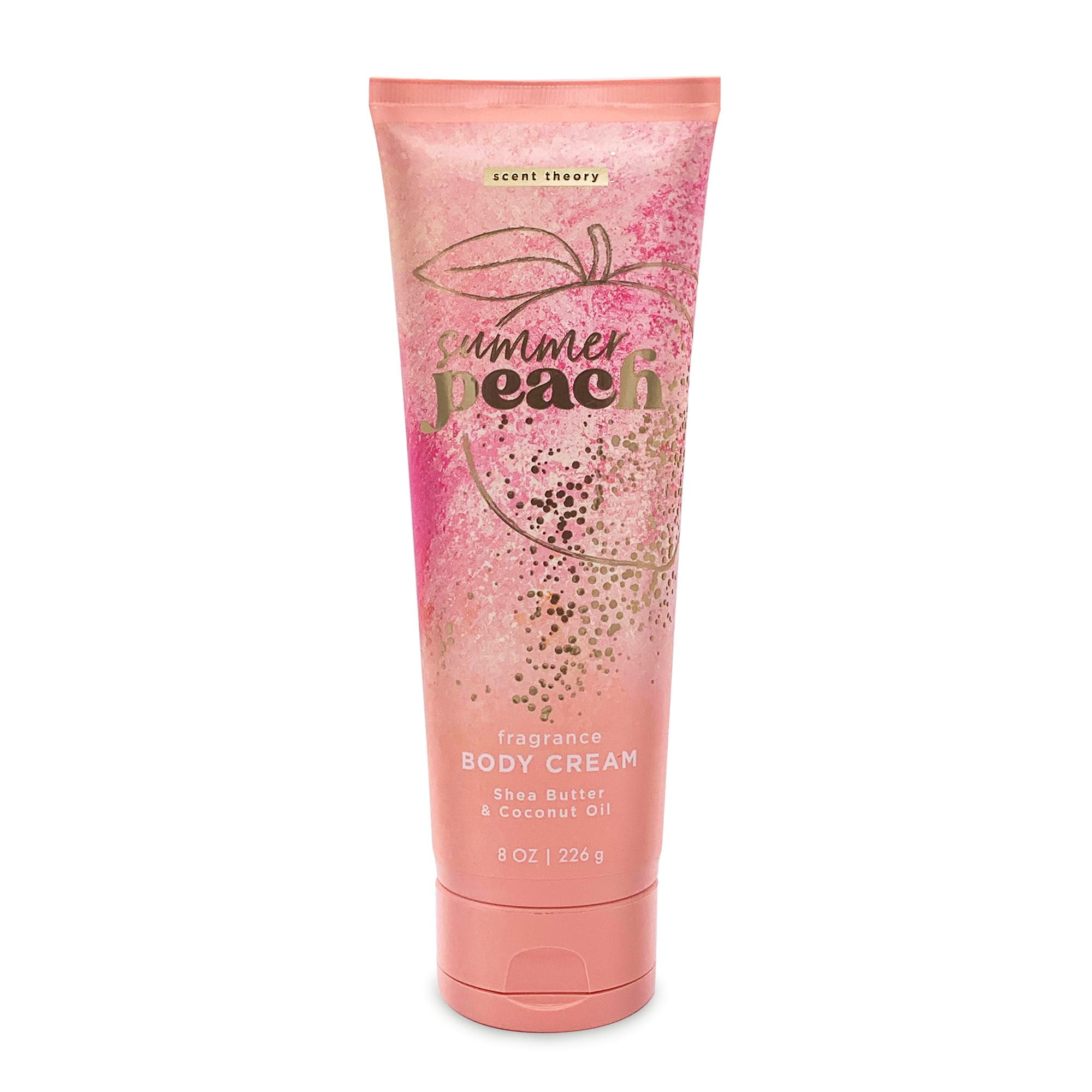 Scent Theory Hand and Body Cream, Summer Peach, 8 oz