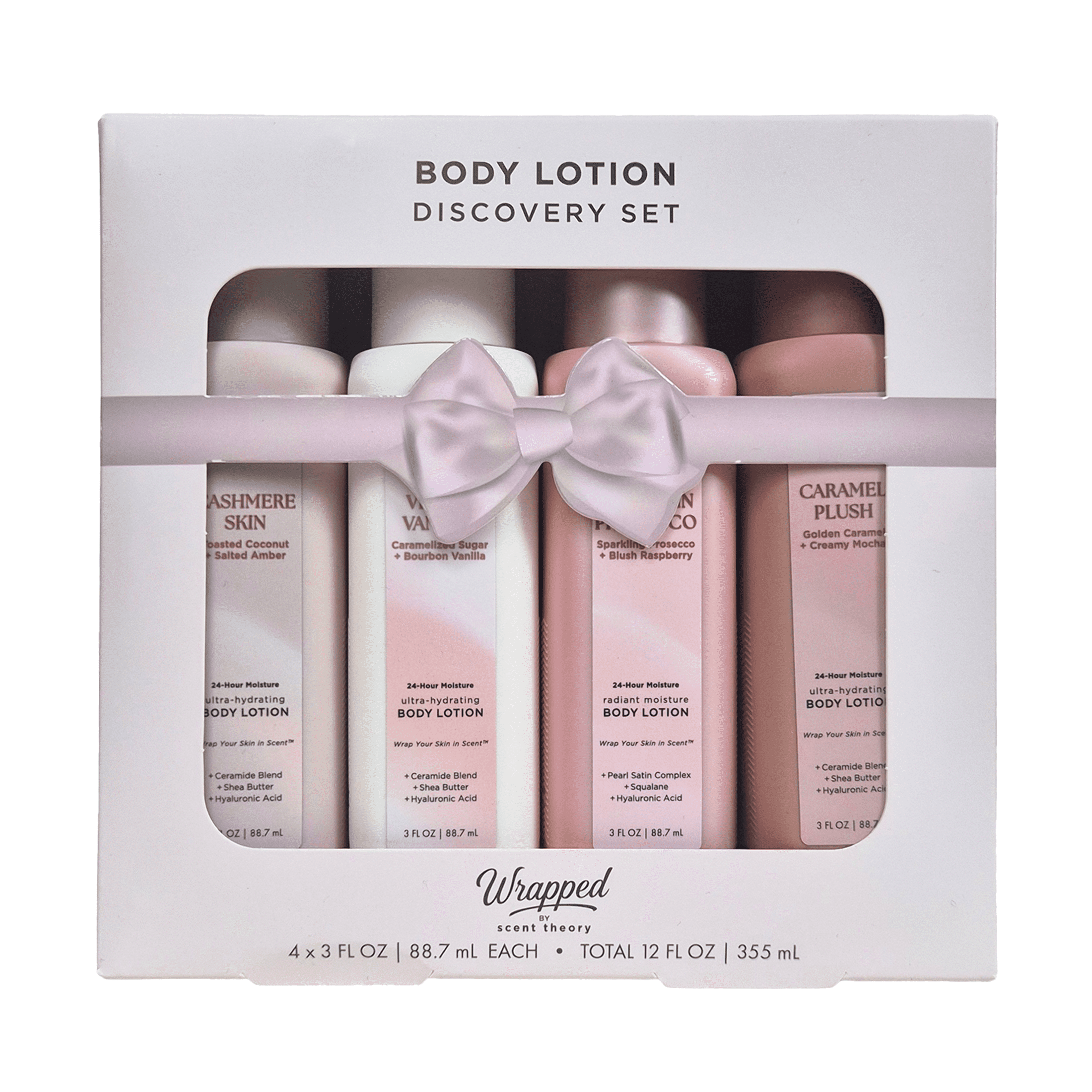 Scent Theory Wrapped Body Lotion Discovery Set, 4 Count
