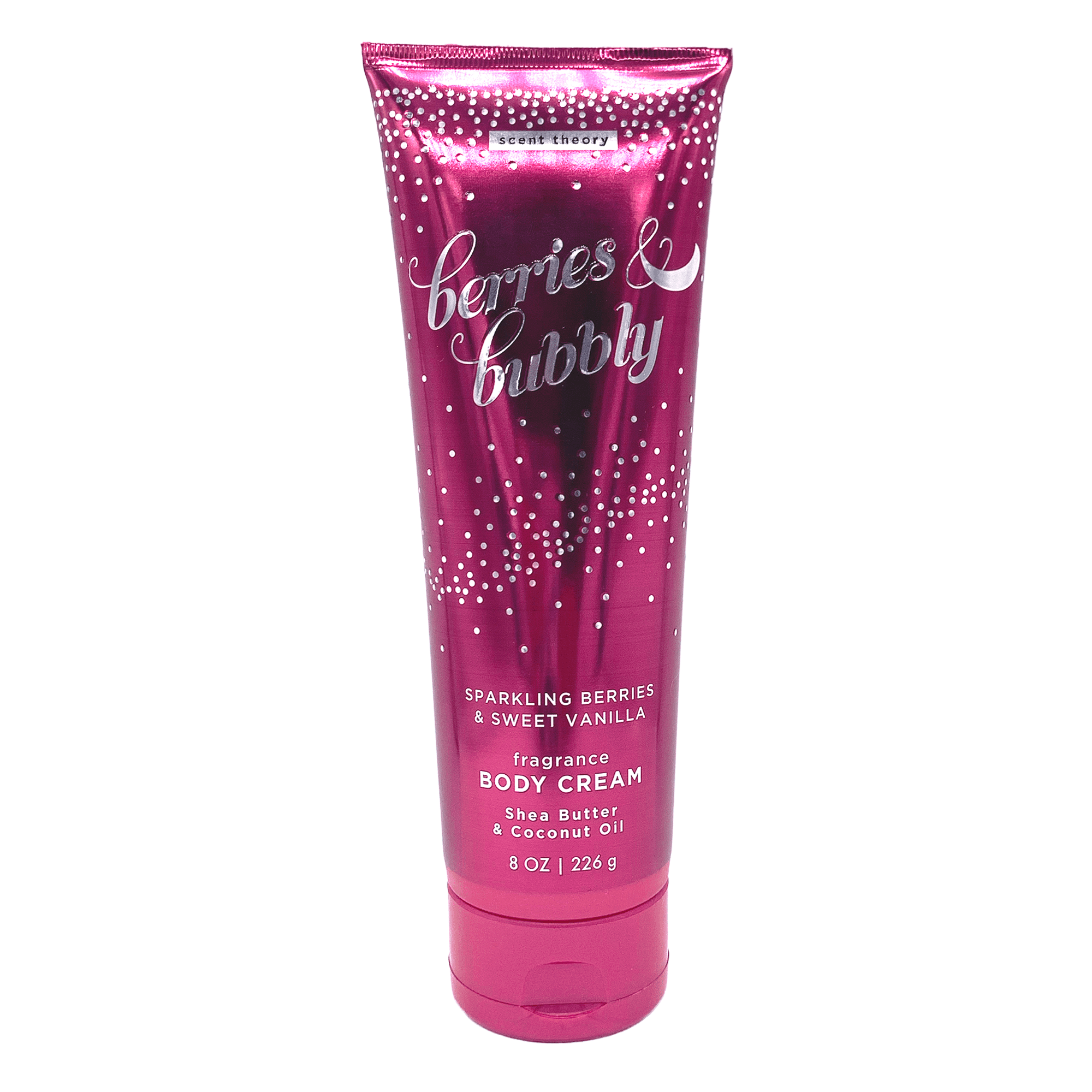 Scent Theory Hand and Body Cream with Shea Butter Berries and Bubbly 8 oz for all skin types