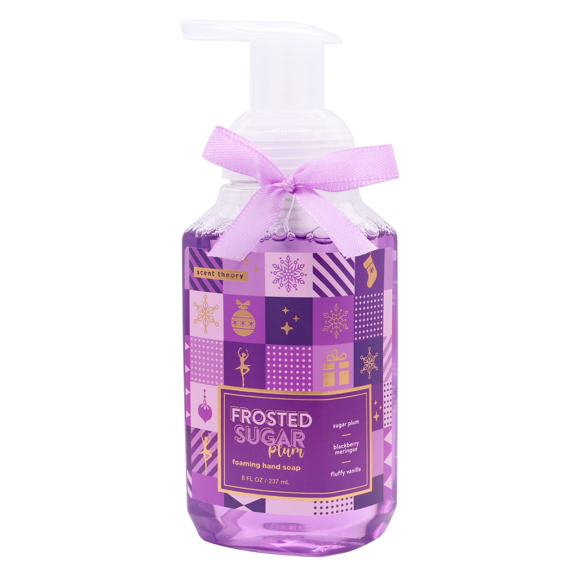 Scent Theory Holiday Foaming Hand Soap, Frosted Sugar Plum, 8 fl oz