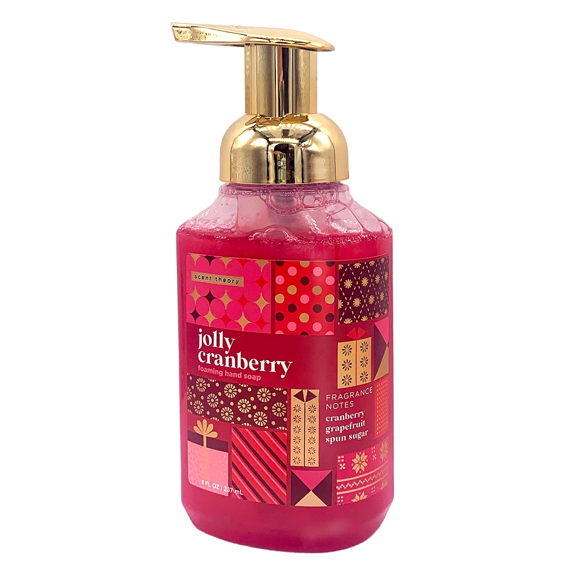 Scent Theory Holiday Foaming Hand Soap, Jolly Cranberry, 8 fl oz
