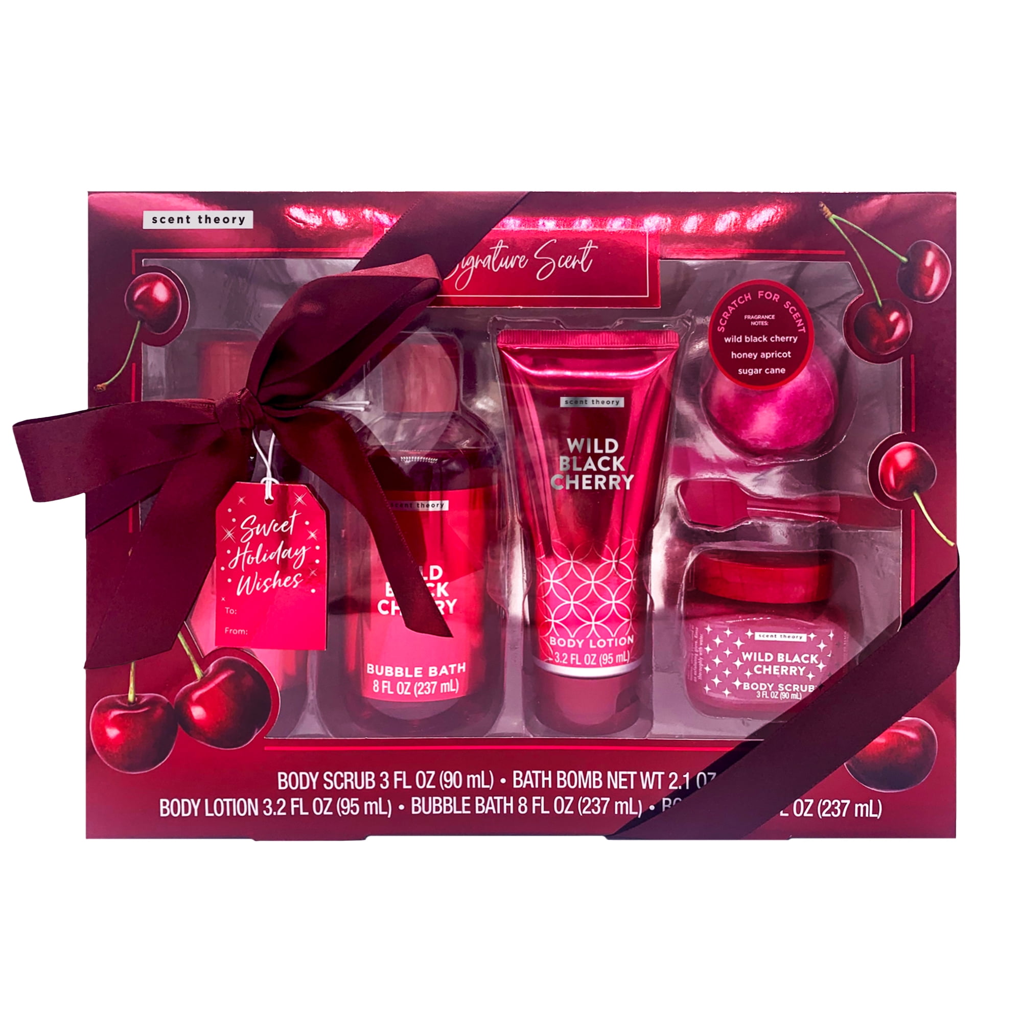 Scent Theory Home for the Holidays Gift Set, Unisex, Wild Black Cherry