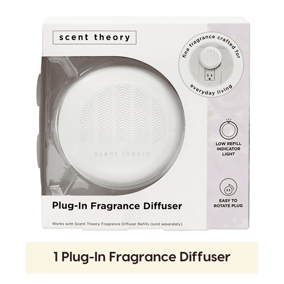 Scent Theory Single Fragrance Diffuser Plug In, White