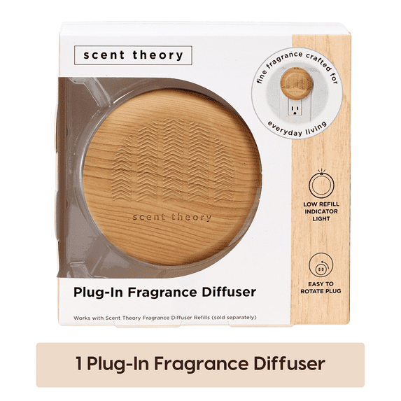 Scent Theory Single Fragrance Diffuser Plug In, Wood