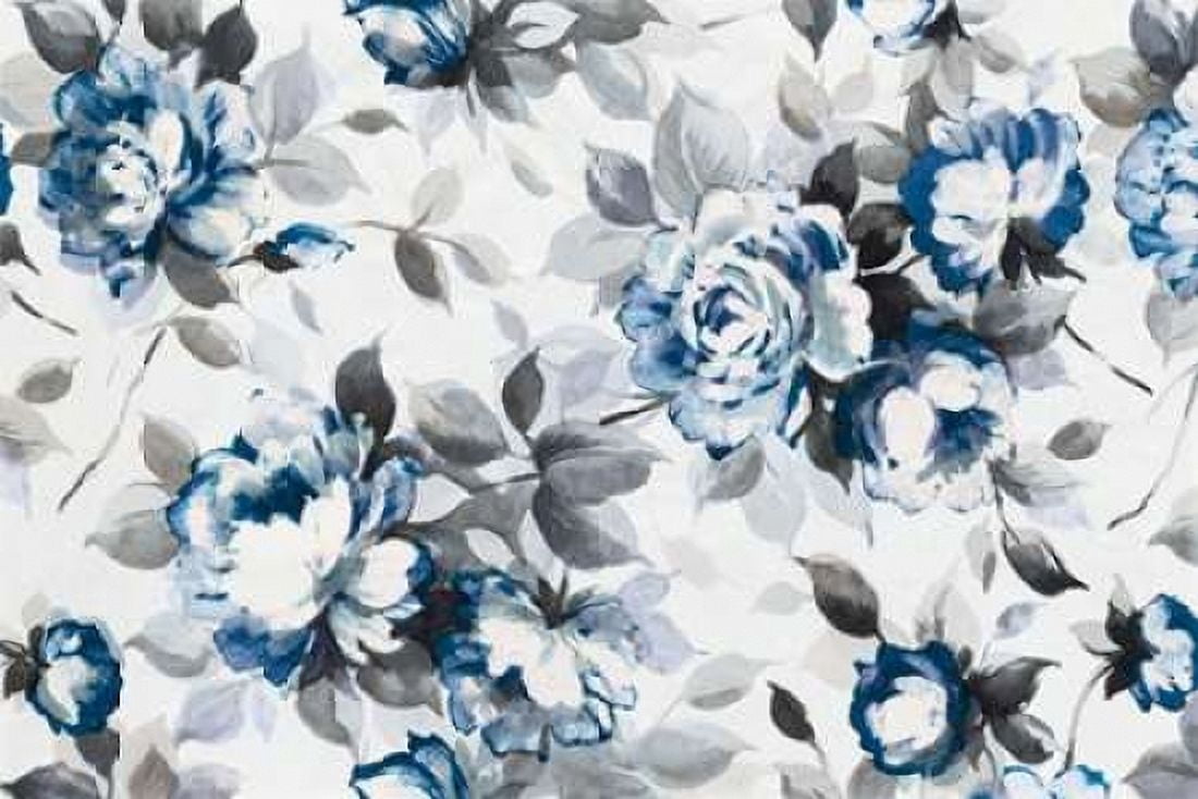 Scent of Roses Indigo Canvas Art - Wild Apple Portfolio (12 x 18)