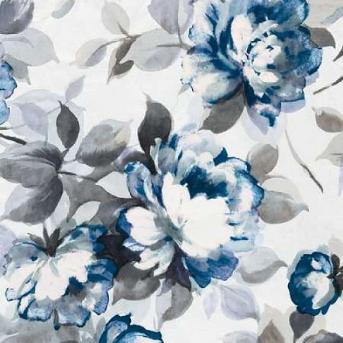 Scent of Roses Indigo II Canvas Art - Wild Apple Portfolio (24 x 24)