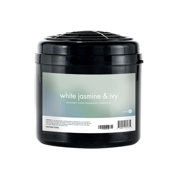 ScentAir Whisper Home Plug-in Refill, Air Freshener Fragrance Cartridge, White Jasmine & Ivy, 1 Pack