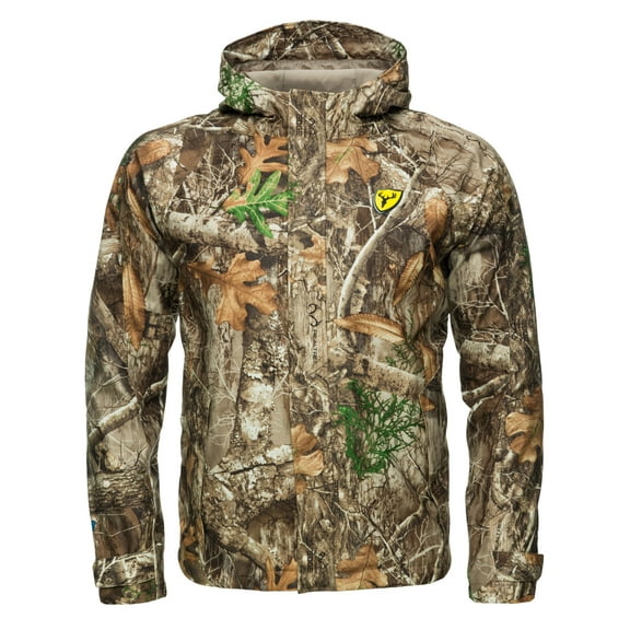 ScentBlocker Men's Realtree Edge Drencher Jacket with Hood, Size M