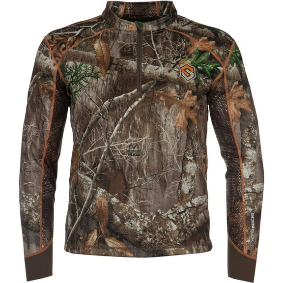 ScentLok Men's Savanna Aero Attack 1/4 Zip Shirt