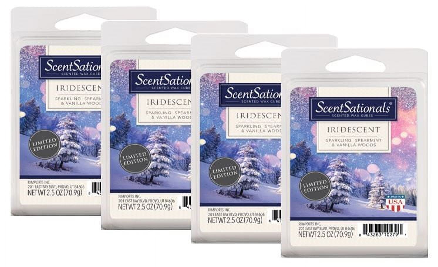 ScentSationals 2.5 oz Iridescent Scented Wax Melts, 4-Pack