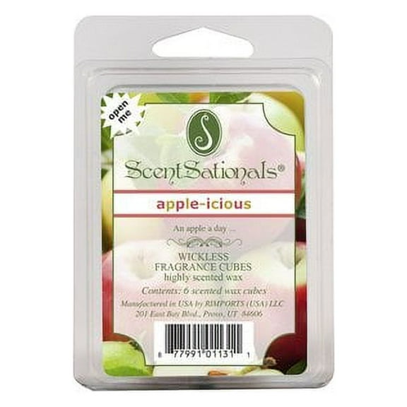ScentSationals Apple-Luscious Fragrance Cubes, 6pk