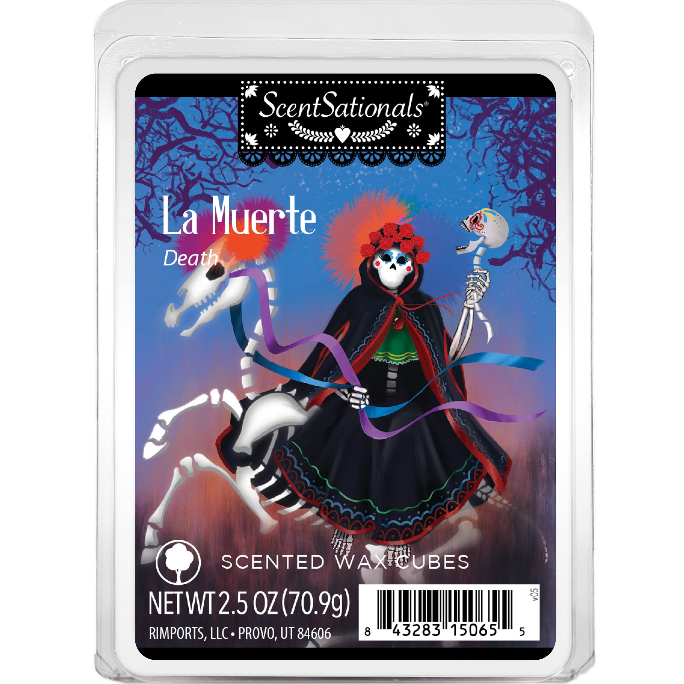 ScentSationals Day of the Dead Scented Wax Melts, La Muerte (Death), 2.