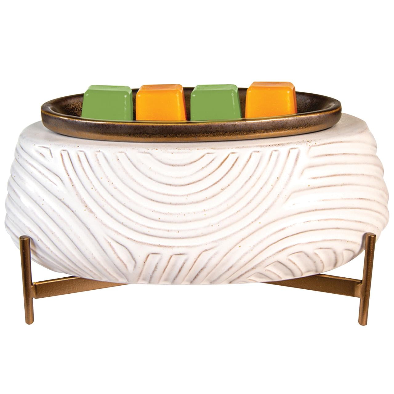 SCENTIMENT 7SEC. BOX SET 即購入可 ScentSationals Full Size Wide Fragrance Warmer, Zen Stone