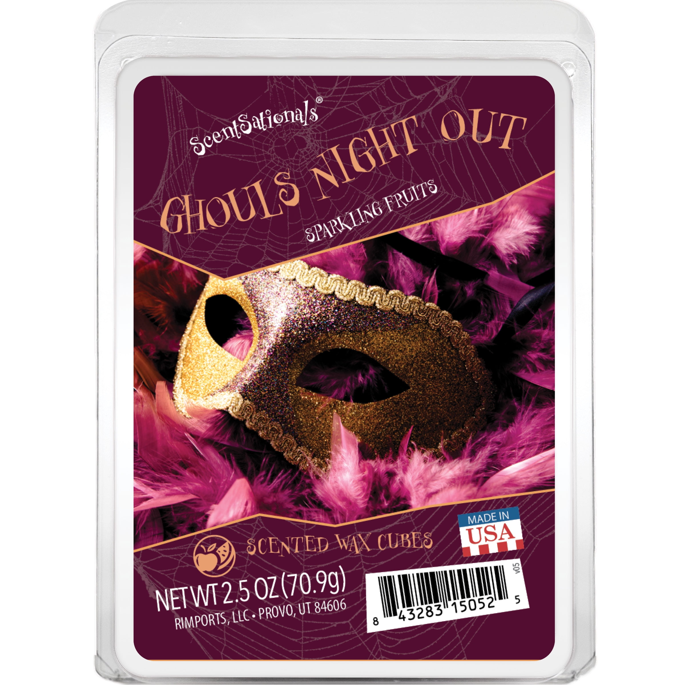 ScentSationals Halloween Scented Wax Melts, Ghouls Night Out, 2.5 oz