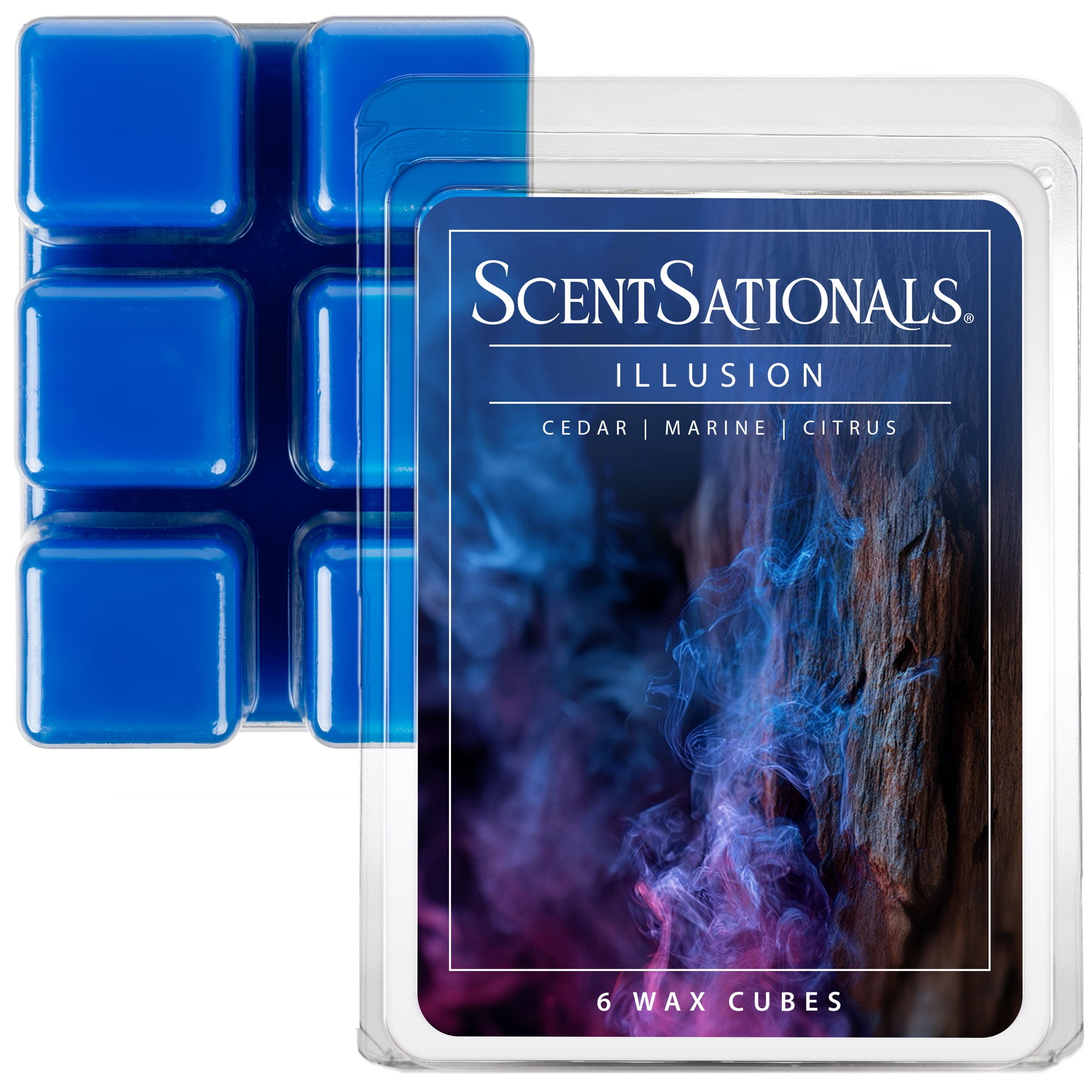 ScentSationals Illusion Wax Melts, Cedar Musk and Cologne Scent