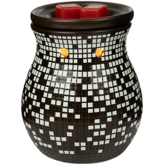 Scentsationals Wax Melt Warmer, Wax Warmer for Scented Wax Melts - Mosaic Collection Lajolla - Candle Wax Melter for Fragrance Cubes and Tarts
