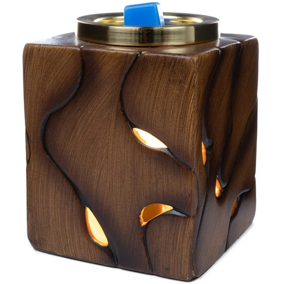 Scentsationals Wax Melt Warmer, Wax Warmer for Scented Wax Melts - Modern Driftwood - Candle Wax Melter for Fragrance Cubes and Tarts
