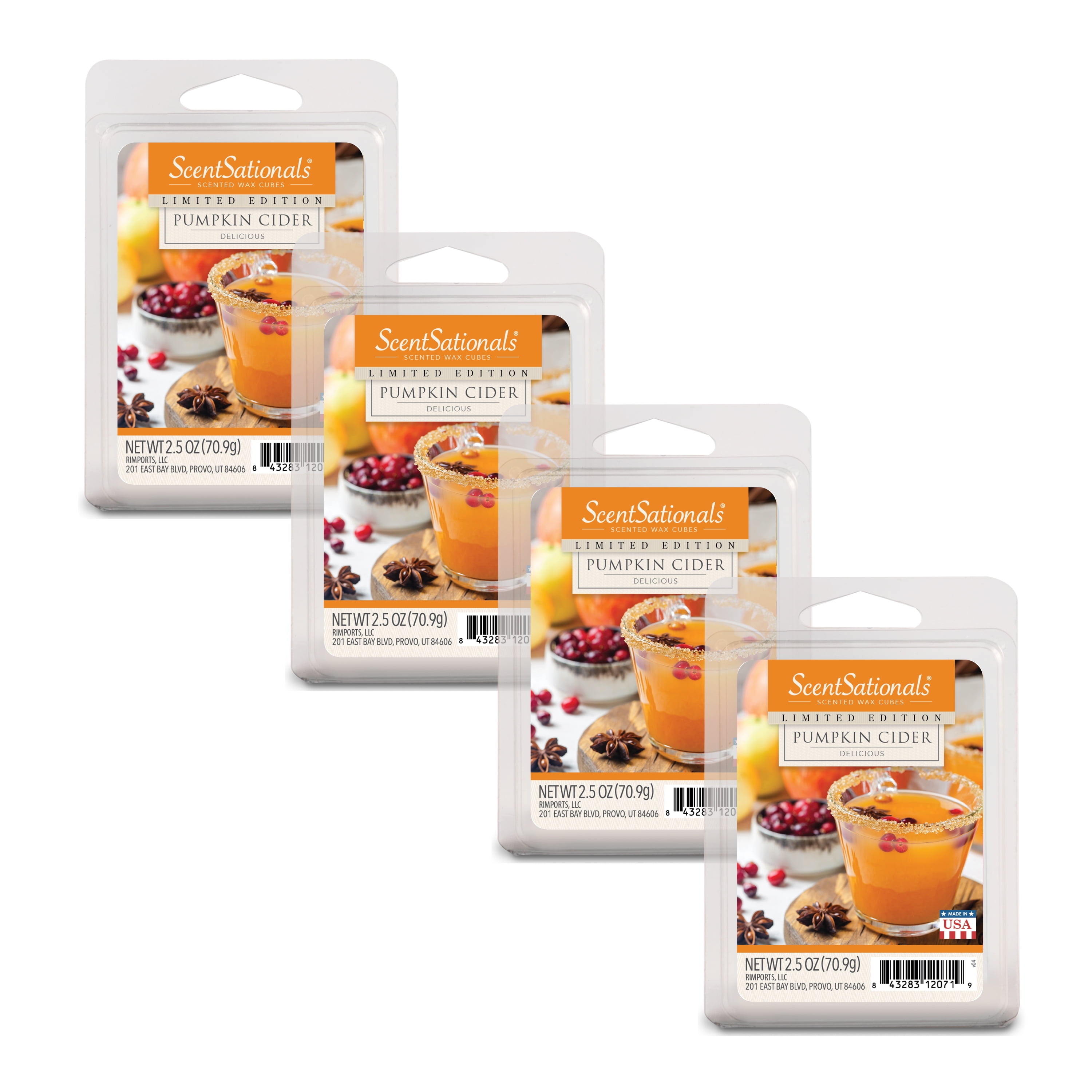 Scentsationals Pumpkin Marshmallow Cream Scented Wax Melts - 2.5 oz