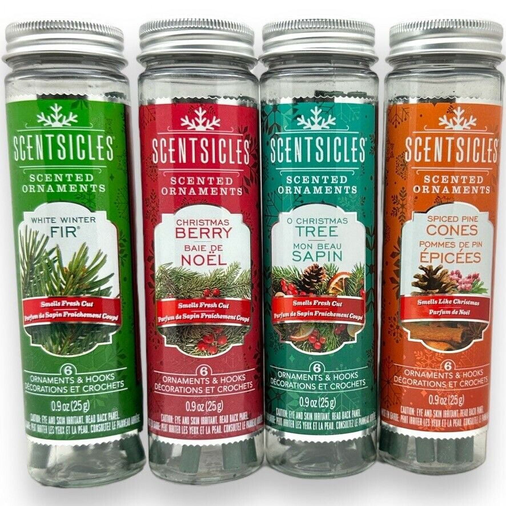 ScentSicles Variety Bundle FIR, BERRY, TREE & CONES Scented Ornaments