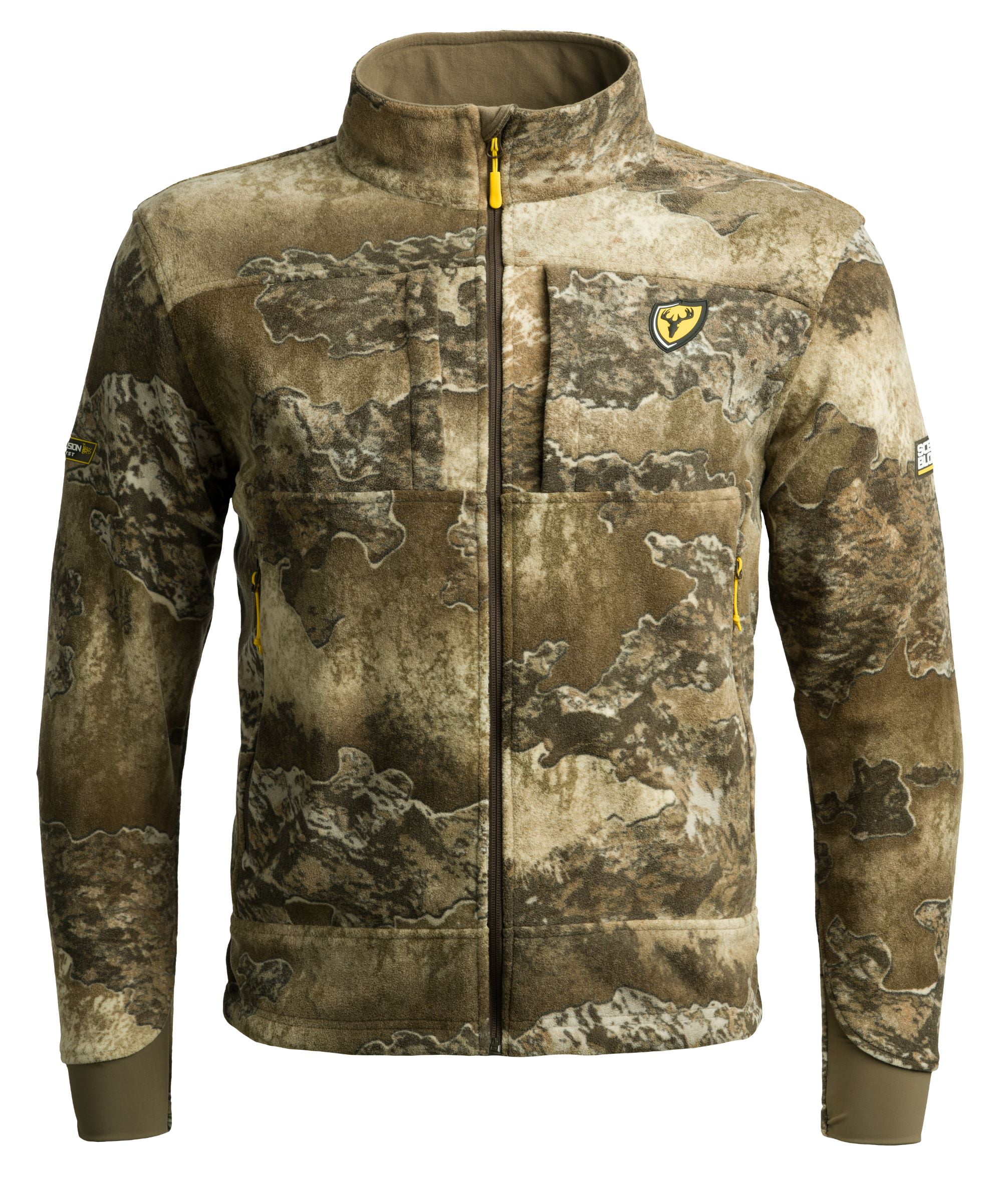 Scentblocker Adrenaline Camo Zip-Up Jacket for Men (Realtree Excape ...