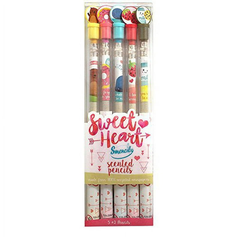 Scentco Sweetheart Smencils 5-Pack of HB #2 Valentine's Scented