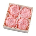 thumbnail image 1 of Scented Candle Gift Set 4-Piece Peony Rose Aromatherapy in Tin Container Luxury Home Fragrance Romantic Present for Anniversary Valentine Wedding Decor, 1 of 6