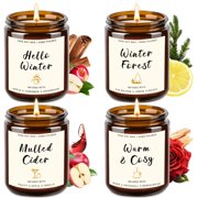 Scented Candle Gift Set for Women - 4 Pack Soy Candles Non Toxic VT1