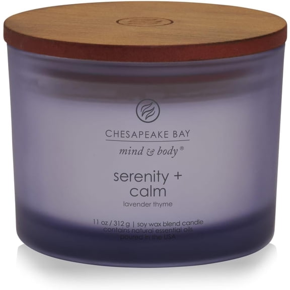 Scented Candle Serenity + Calm (Lavender Thyme) Coffee Table Home Dcor