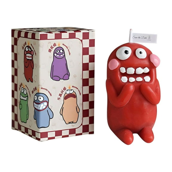 Scented Candle, Yrmaups Scented Candle, Unique Funny Monster Soy Wax Candle, Decorative Home Fragrance Candle for Birthday Gift, Long Lasting Aromatherapy Candle