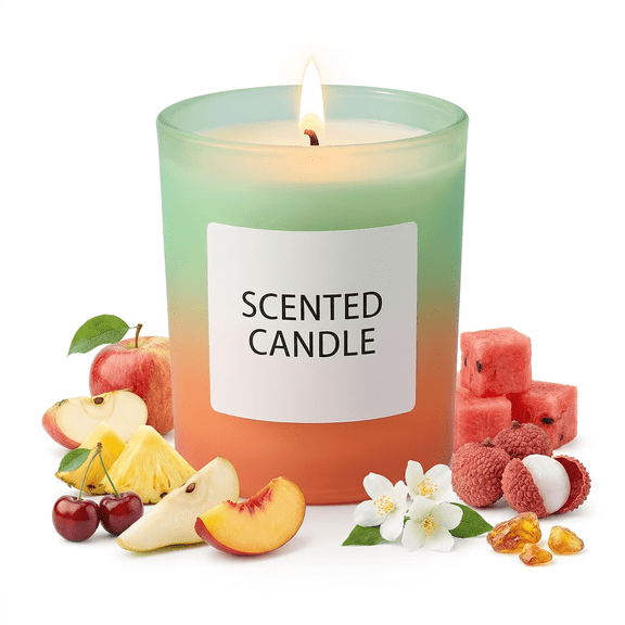 Scented Candle in Gradient Cup, 150g Long-Lasting Decorative Candle for Home Decor, Relaxation and Gifts for Friends and Family